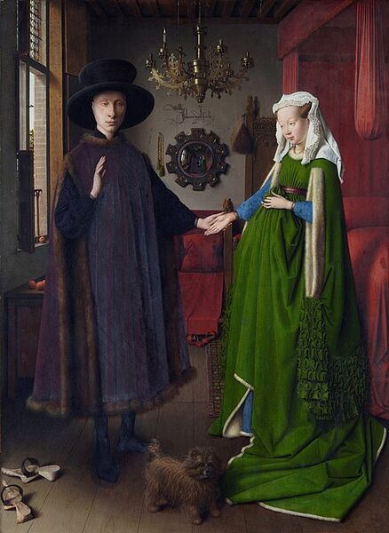 Tiedosto:512px-Van Eyck - Arnolfini Portrait.jpg